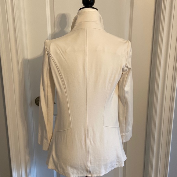 Beautiful Tracy Moore By Freda’s Ivory OpenFront Jacket. Size XS-Small - Picture 6 of 10